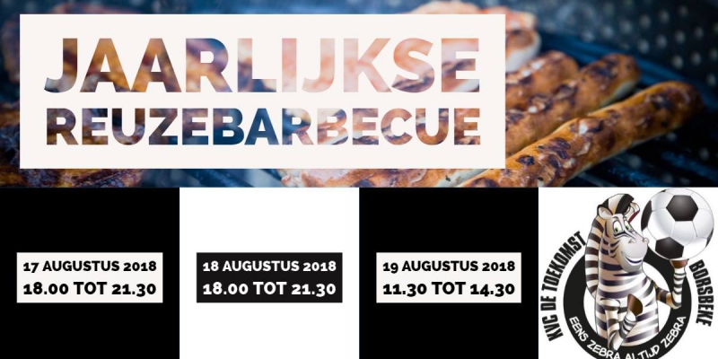 Reuzebarbecue met frietjes